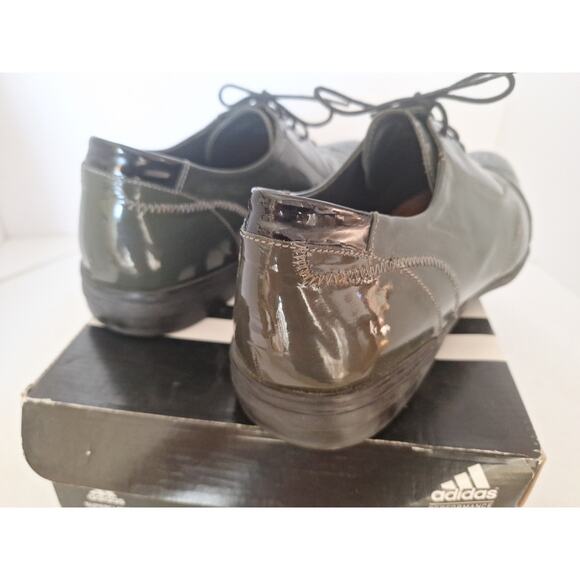 Laurent Mercadal Paris Gray & Black Patent Leather Oxfords Mens EU 44 US 10.5 - Picture 2 of 9
